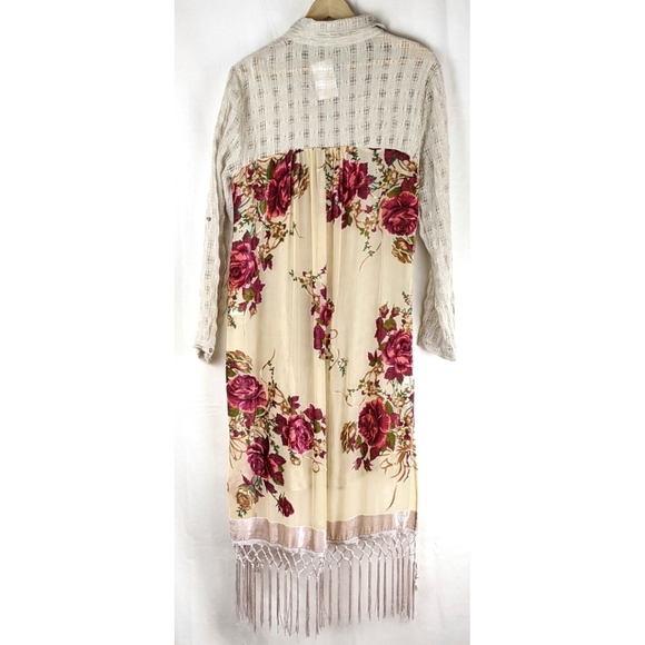 Aratta Tops - NWT Aratta Milla Jovovich Boho Sheer Tunic Large